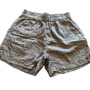 Social Standard by Sanctuary Brown Cheetah Print Shorts Size Small Pull On